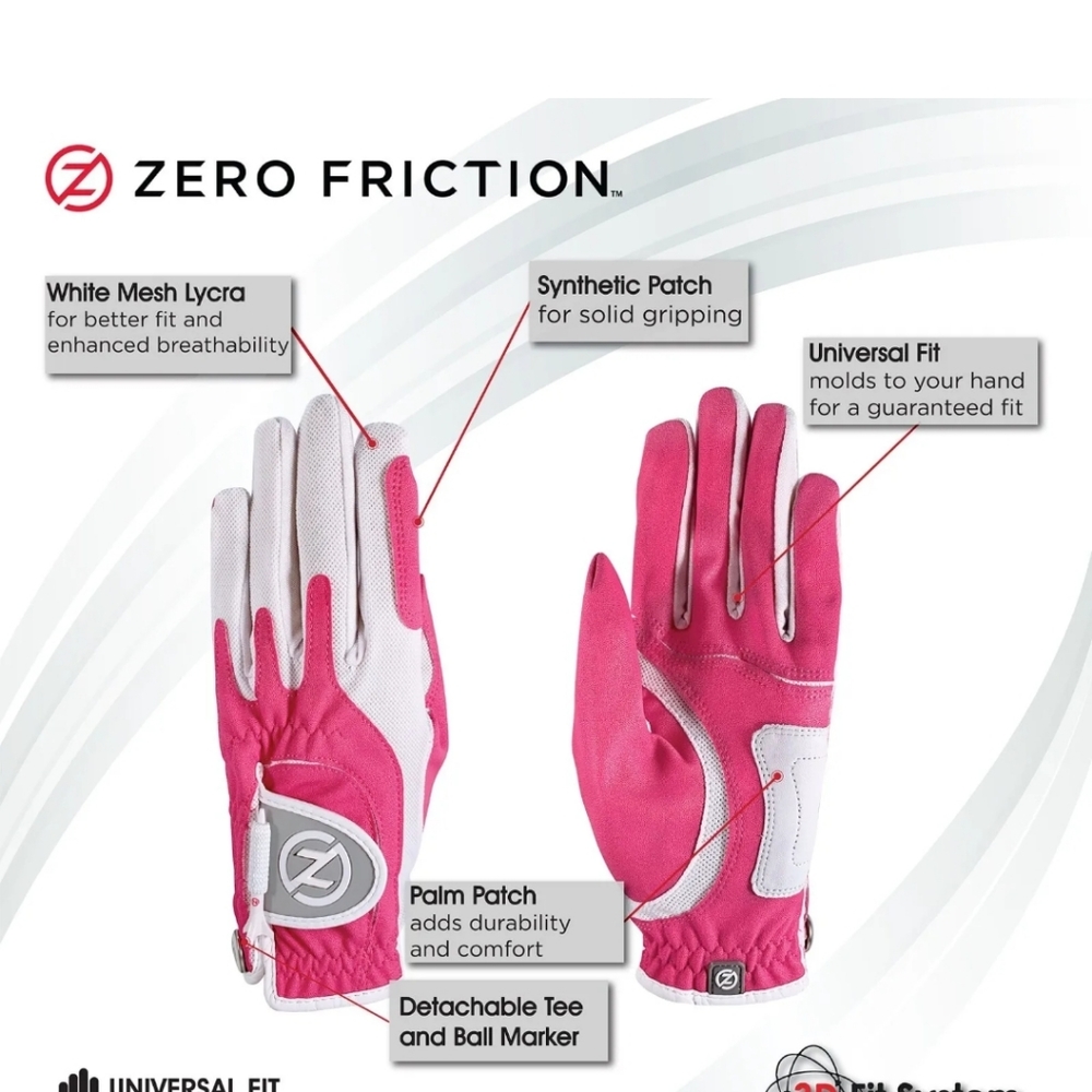 NEW Zero Friction Performance Ladies' Left - Picture 4 of 9